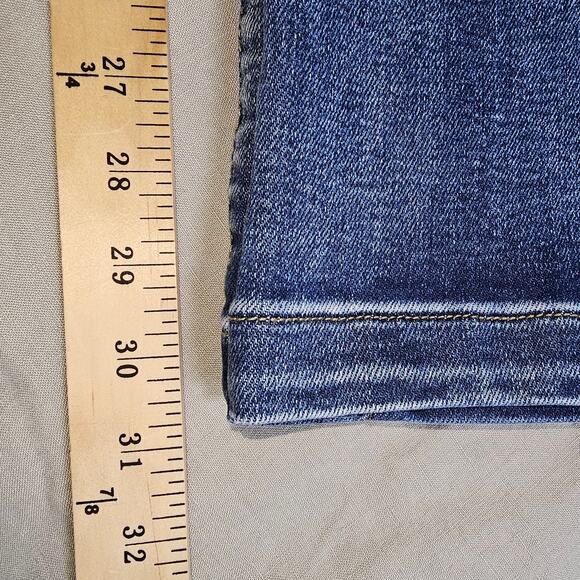NWT Kancan High Rise, Wide Leg,  Medium Wash, Stretchy Jean 13/30 - Picture 10 of 12